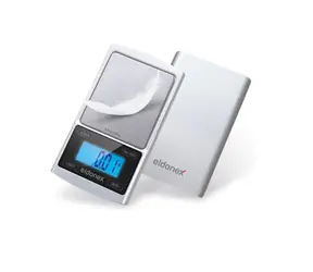 Eldonex DiamondPro silber / Digitalwaage / Genauigkeit 0,1 g / Edelstahl
