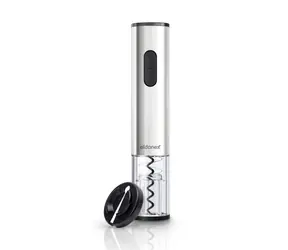 Eldonex WineSpin Premium silber / elektrischer Weinöffner / 4X AA Batterien