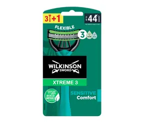 Wilkinson Xtreme3 Sensitive Comfort Einwegrasierer für Männer 3+1Stk