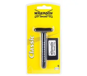 Wilkinson Classic DEB Rasierer + 5 Stück Ersatzklingen