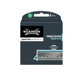 Wilkinson Quattro Essential Precision Sensitive Ersatzköpfe 8 Stk.