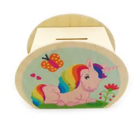 Hess Holzspardose Einhorn / ab 3 Jahren