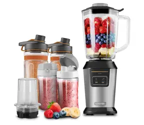 Sencor SBL 7570SS silber / Smoothie-Mixer / 800W / 2x 300ml / 2x 600ml / 1x 900ml