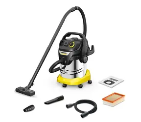 Kärcher KWD 6 PS V-25/6/22 / Multifunktions-Staubsauger / 1300 W / 25 l / Nass- und Trockensaugen / Kabellänge 6 m / Endgültiger Verkauf