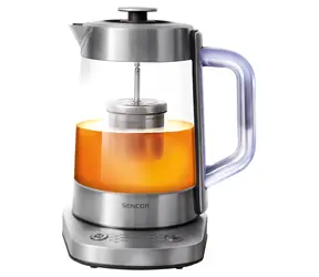 Sencor SWK 1590SS silber / Wasserkocher mit Teesieb / 1500W / 1,5L