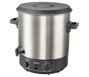 Sencor SPP 2200SS silber / Einmachtopf / 27 L / 1800W