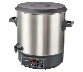 Sencor SPP 3200SS silber / Einmachtopf / 27 L / 1800W