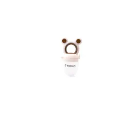Kidnort Tannleke Schnuller und Beißring beige