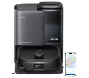 Anker Eufy Omni E25 schwarz / Roboterstaubsauger mit Wischfunktion / 20000Pa / 3L Staubbeutel / 2,5L Wassertank