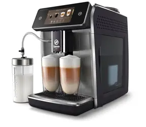 Saeco GranAroma Deluxe silber / Kaffeevollautomat / 1500 W / 15 bar / 1,8L / 300 g Behälter