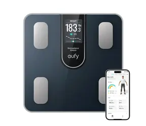 Anker Eufy C20 schwarz / Personenwaage / 16 Körperindikatoren / TFT-Display