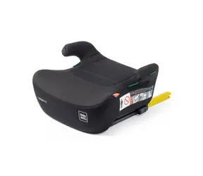 BabyAuto GEKKO iFIX 125-150, Sitzerhöhung groß, tiefschwarz