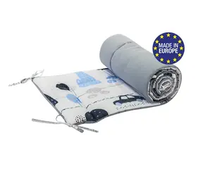 Bomimi Babybett-Nestchen 180 cm, AUTO, BLAU