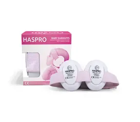 Haspro Gehörschutz BABY Ohrenschützer, 0m+, rosa