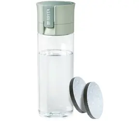 Brita Filterkanne Fill & Go Vital dunkelgrün / 2x Microdisk / 0,6L