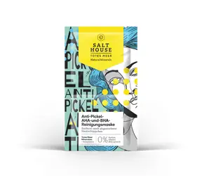 Salt House Reinigungsmaske mit natürlichen Mineralien und Aha + BHA-Säuren, 2 x 6 ml