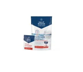 Salt House Badesalz gegen Gelenkschmerzen, 400 g + 20 ml