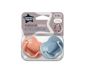Tommee Tippee Cherry -Latex-Schnuller 6-18 Monate, 2 Stück