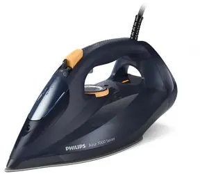 Ausgepackt - Philips 7000er Serie DST7060/20 blau-gelb / Dampfbügeleisen / 3000 W / SteamGlide Elite / ausgepackt