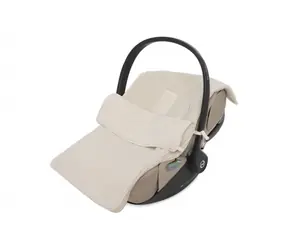 Jollein Basic Strick-Autositzbezug in Haferflockenfarbe