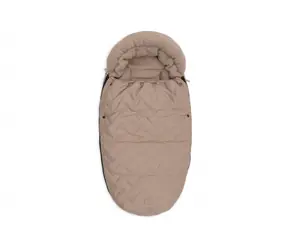 Jollein Kinderwagen-Fußsack, geprägtes Milchkaffee