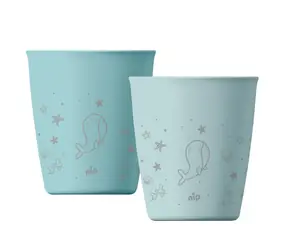 NIP NATURE Line Cup 2er-Pack blau / ab 12 Monaten