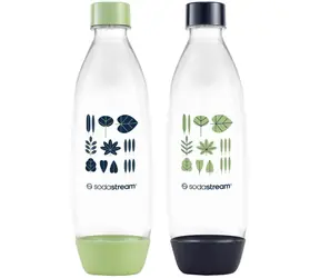 SodaStream Flasche FUSE 2x 1 l Grün&Blau
