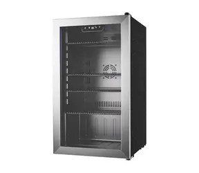 Euhomy BR001 Getränkekühlschrank / bis zu 126 Dosen / LED-Beleuchtung