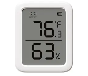 SwitchBot Thermometer PLUS / intelligentes Thermometer und Hygrometer / 2x AAA-Batterien