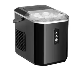 Euhomy IM011 Eiswürfelbereiter schwarz / 220-240 V / Touch-Bedienung / Tageskapazität: 12 kg Eiswürfel