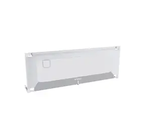 Tulano Bettbezug 40 Sicherheits-Bettgitter 200 cm weiß-grau