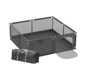 Tulano Cozy 28 Laufstall 200 x 180 cm grau