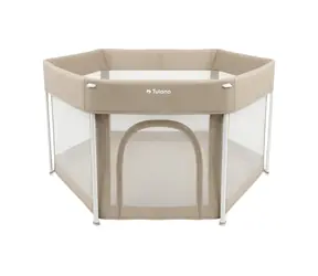 Tulano Cozy 30 Faltbares Laufgitter 125 x 125 cm Beige