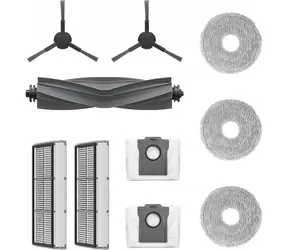 MOVA Zusatzreinigungsset / 1x Hauptbürste + 2x Seitenbürsten + 3x Wischpads + 2x Filter + 2x Beutel