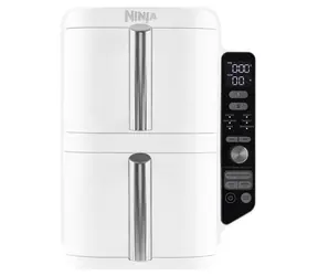 Ninja SL400EUWH weiß / Heißluftfritteuse / 2470 W / 9,5 l / 6 Programme / 40 °C - 240 °C