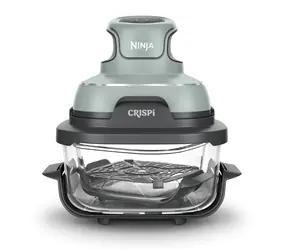 Ninja Crispi FN101EUSG grün / Heißluftfritteuse / 1700 W / 3,8 l / 4 Funktionen / 40 °C - 240 °C