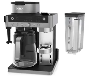 Ninja Prestige CFN802EU silber / Kapsel-/Filterkaffeemaschine / 1650 W / 19 bar / 1,8 l 