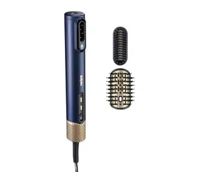 Babyliss AS6550E dunkelblauer Lockenstab mit Heißluftfunktion / 1600 W / 3 Temperaturstufen / 3 Geschwindigkeitsstufen / Ionisierung / Kaltluft 