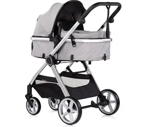 CHIPOLINO Kinderwagen Vista 2in1 Kombi, Wolkengrau