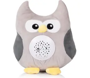 CHIPOLINO Plüsch-Eule mit Projektor und Musik