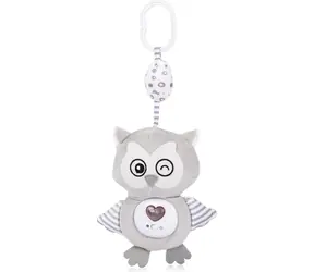 CHIPOLINO Plüschtier für Kinderwagen und Babybett Owl