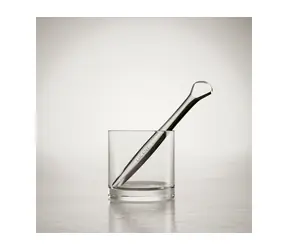 Be Lucent Beam Zungenschaber - Zungenschaber aus Edelstahl, silber