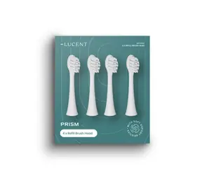 Be Lucent Prism - austauschbare Bürstenköpfe (4 Stück) weiß