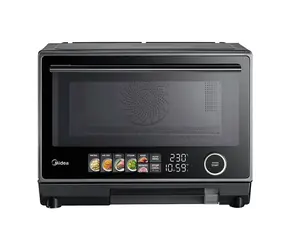 Midea MSO25H schwarz / Multifunktionsbackofen 4-in-1 / 900 W / 25 l 
