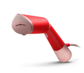 Philips STH5020/40 Serie 5000 rot / Handdampfgarer / 1400 W / 120 ml / 2 Dampfstufen