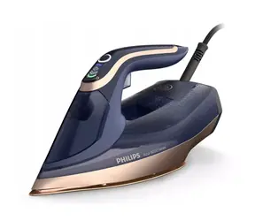 Ausgepackt - Philips Azur 8000 series DST8050/20 blau / Dampfbügeleisen / 3000W / SteamGlide Elite / ausgepackt