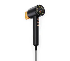Powerton SMART IONAI schwarzer Plasma-Haartrockner mit KI / 1600 W / 3 Geschwindigkeitsstufen / 3 Temperaturstufen 