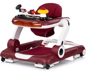 CHIPOLINO Interaktiver Lauflernwagen Little Explorer 4in1 Rot / bis 12 kg / ab 6 Monaten