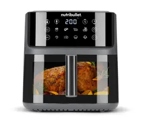 Nutribullet CrispLite Vision NBA0811DG schwarz matt / 8 l / 2000 W