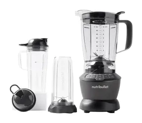 Nutribullet Combo NBF500DG dunkelgrau / 1,8 + 0,925 + 0,7 l / 3 Behälter / 1200 W